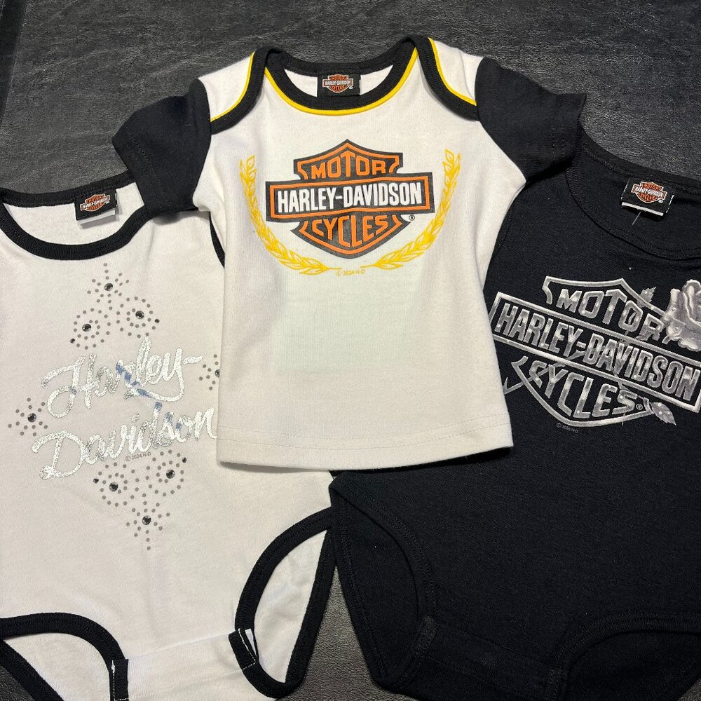 HARLEY DAVIDSON INFANT ONESIS